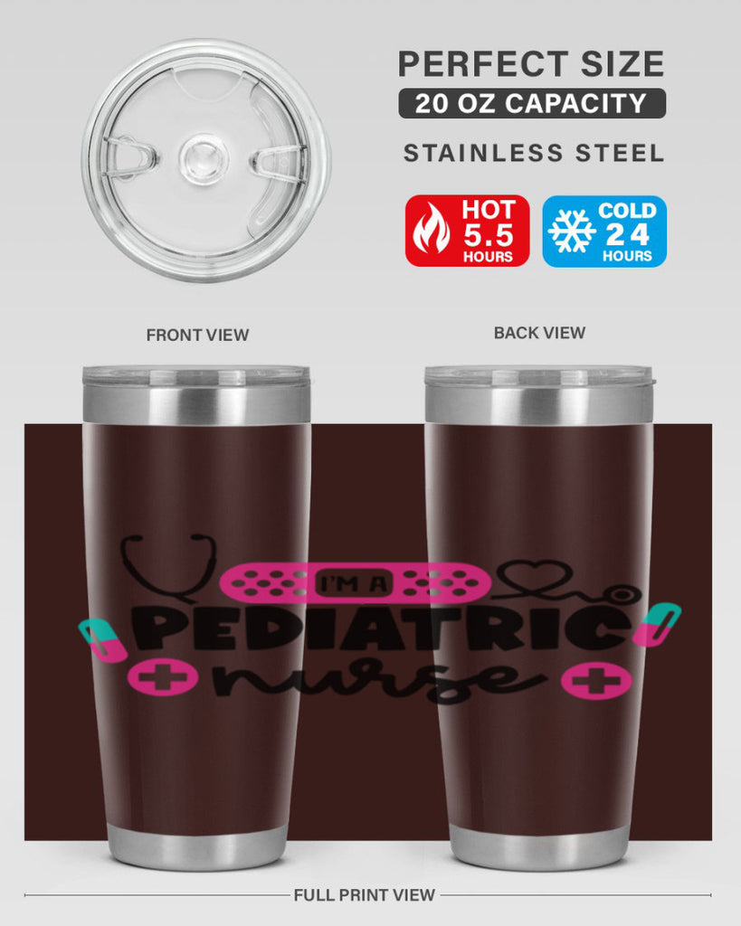 Im A Pediatric Nurse Style Style 154#- nurse- tumbler