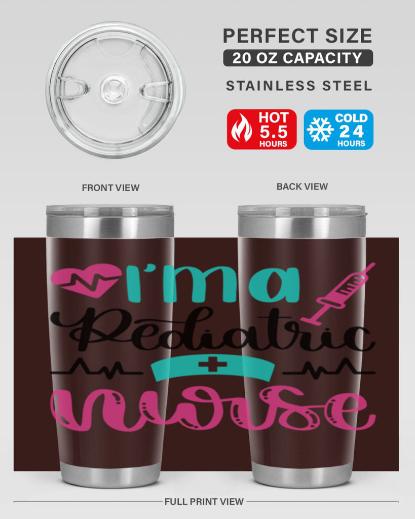 Im A Pediatric Nurse Style Style 155#- nurse- tumbler