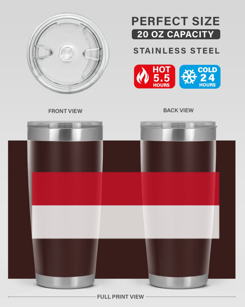 Indonesia 120#- world flags- Tumbler