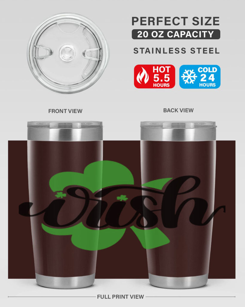 Irish Style 82#- St Patricks Day- Tumbler