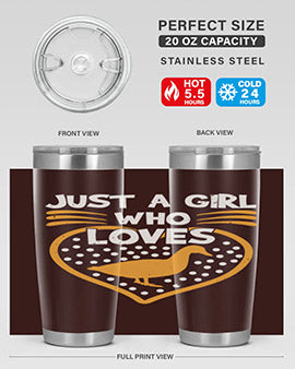 Just A Girl Who Loves Duck Style 34#- duck- Tumbler