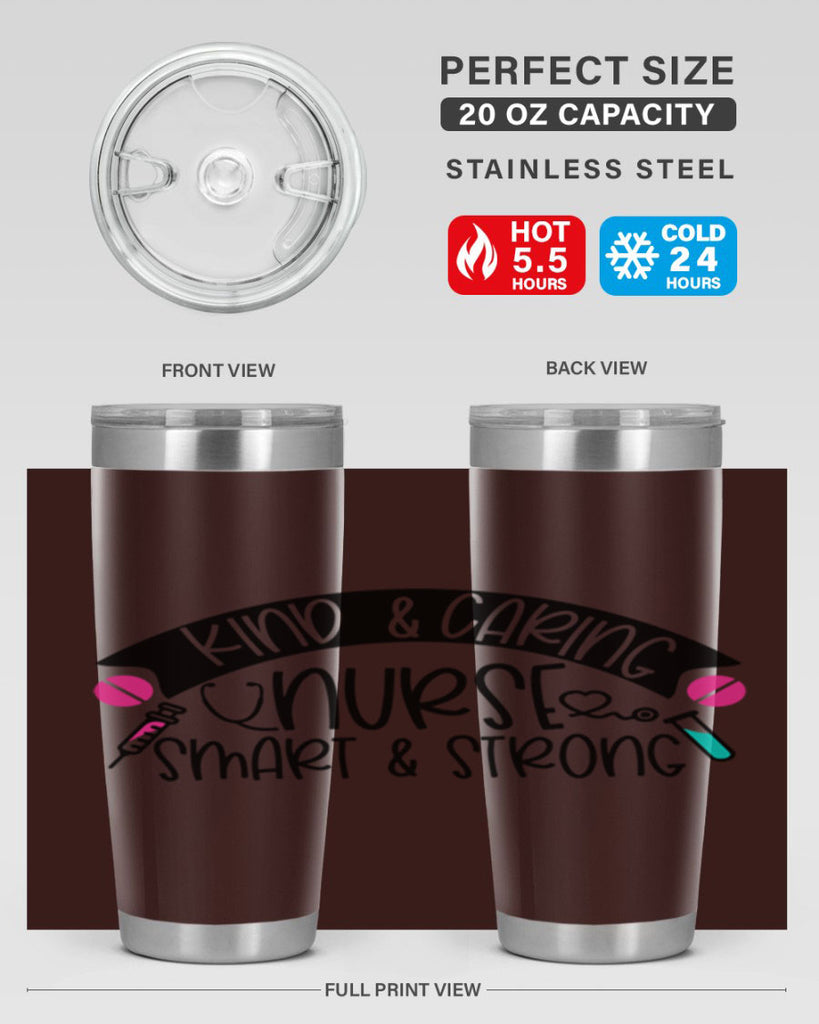 Kind Caring Nurse Smart Strong Style Style 143#- nurse- tumbler