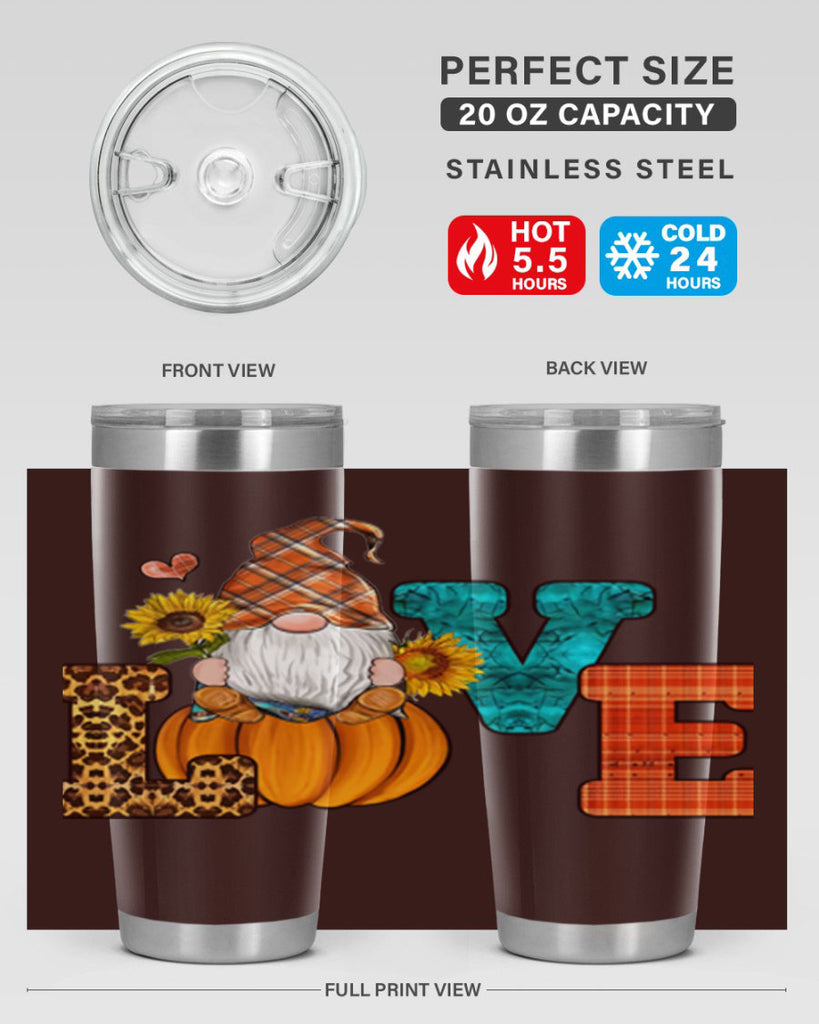 LOVEFallGnome 417#- fall- Tumbler