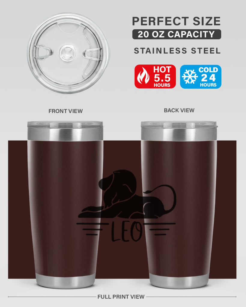 Leo 288#- zodiac- Tumbler