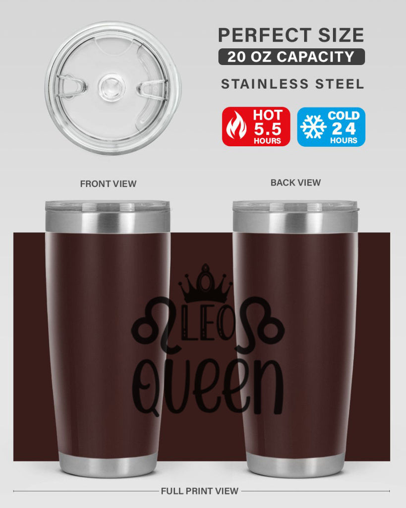 Leo queen 292#- zodiac- Tumbler