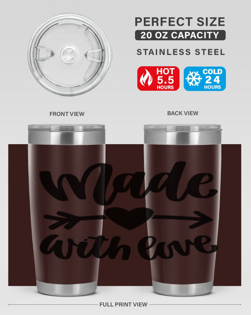 Made With Love Style 52#- baby- tumbler