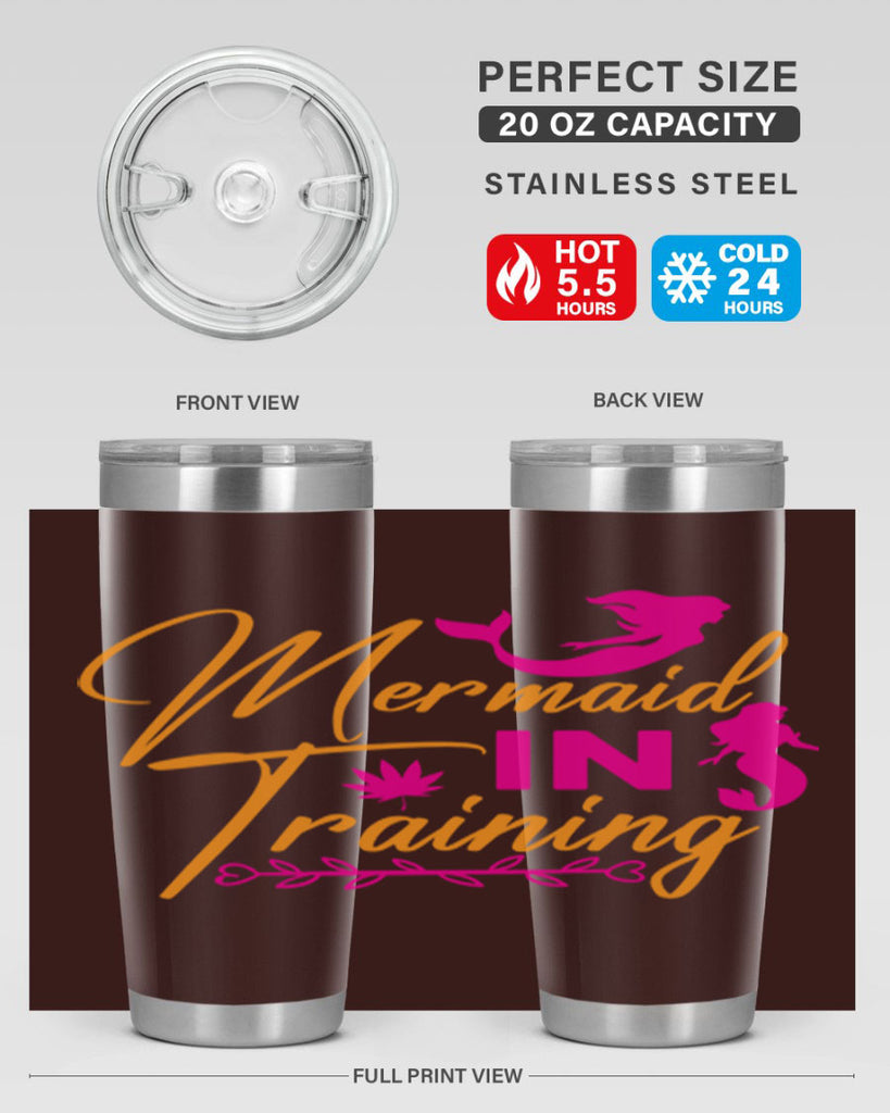 Mermaid In Training 362#- mermaid- Tumbler