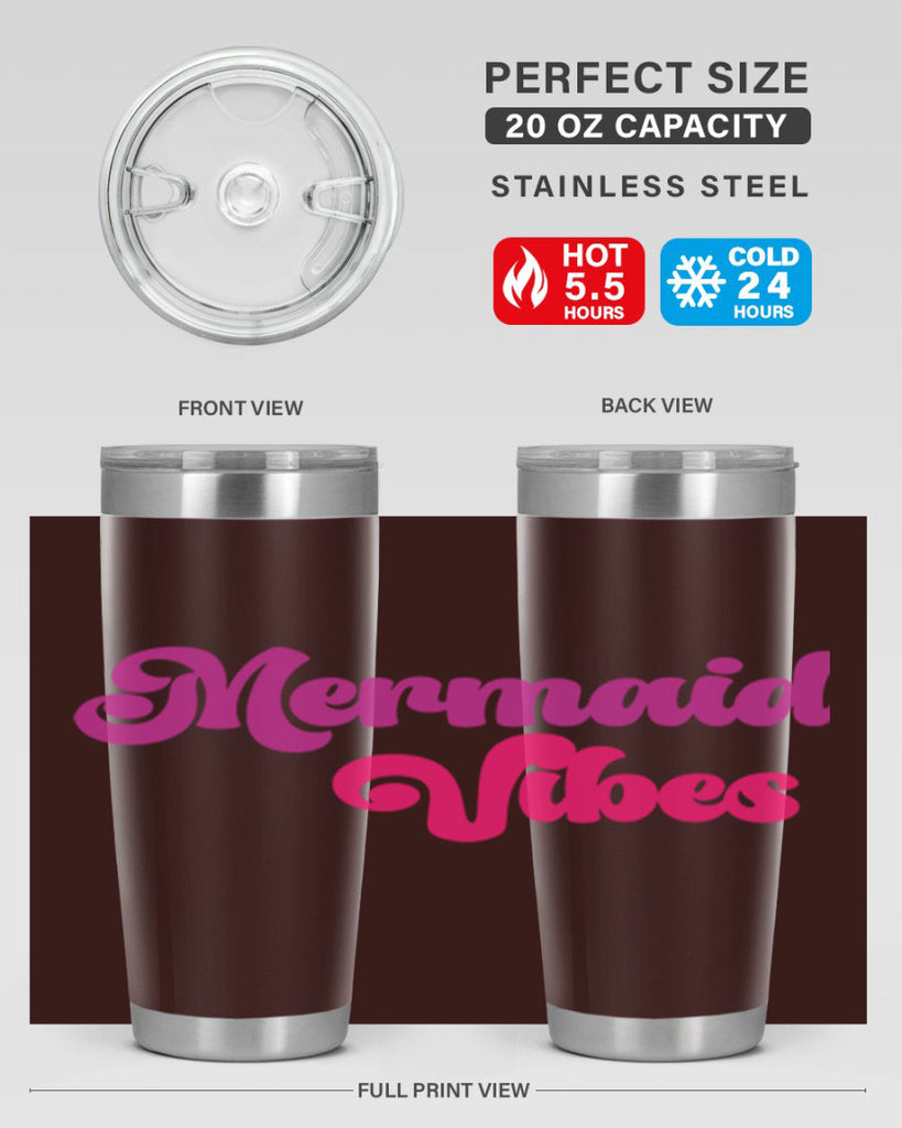 Mermaid Vibes 388#- mermaid- Tumbler