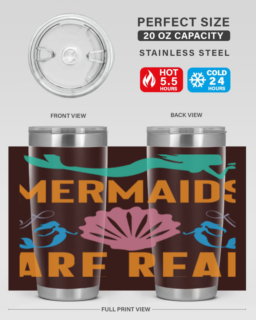 Mermaids Are Real Design 478#- mermaid- Tumbler