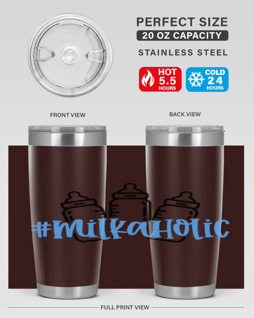 Milkaholic Style 46#- baby- tumbler