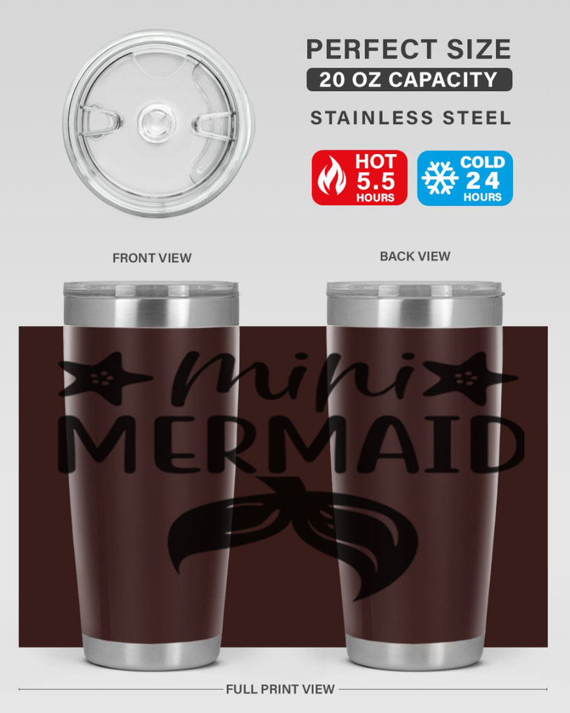 Mini mermaid 511#- mermaid- Tumbler