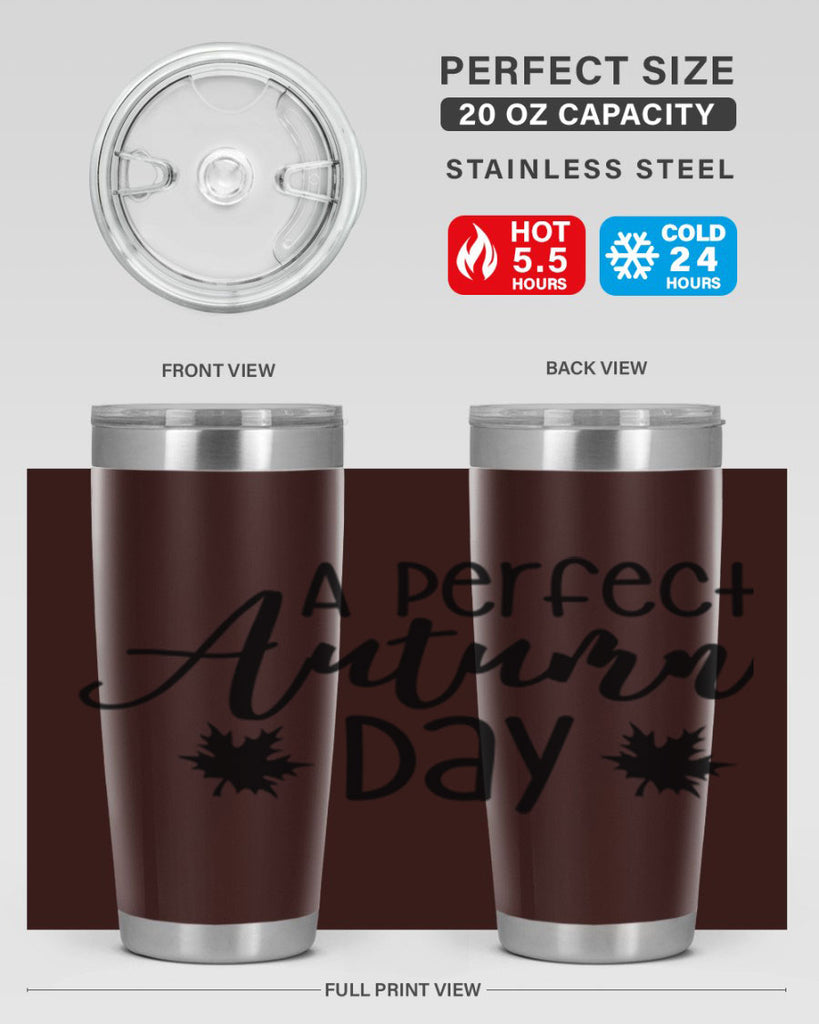 My Perfect Autumn Day 438#- fall- Tumbler