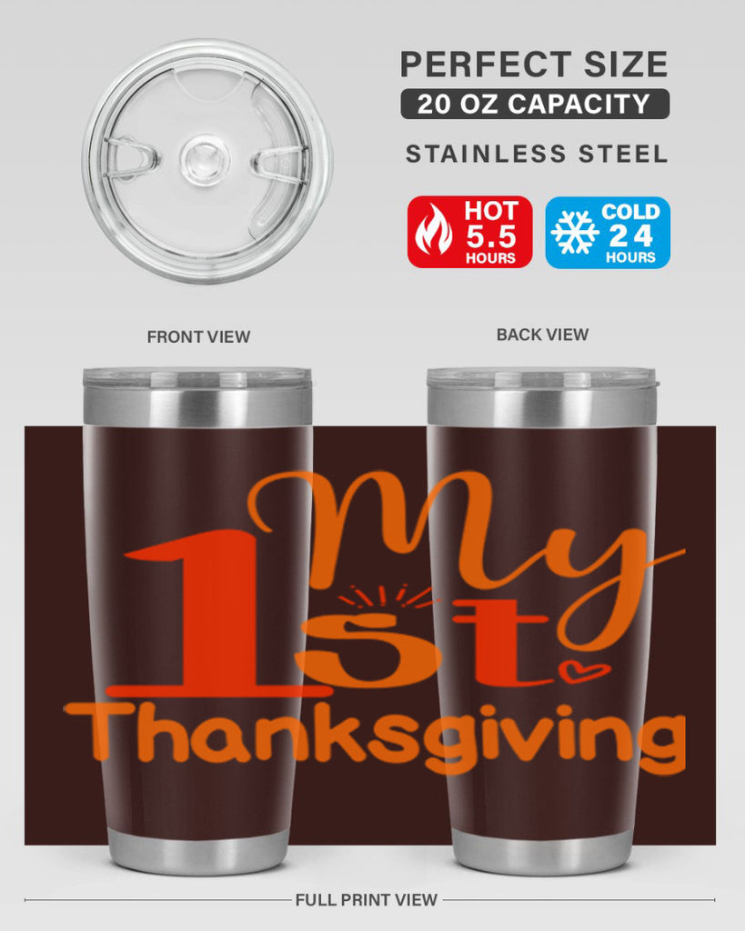 My st Thanksgiving Design 431#- fall- Tumbler