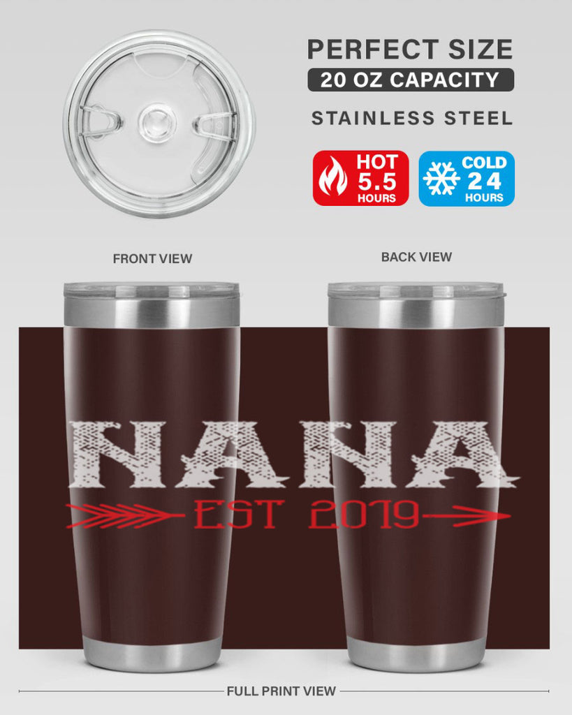 NANA Est 10#- grandma - nana- Tumbler