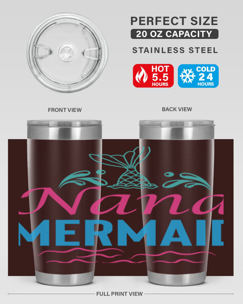 Nana Mermaid Design 518#- mermaid- Tumbler