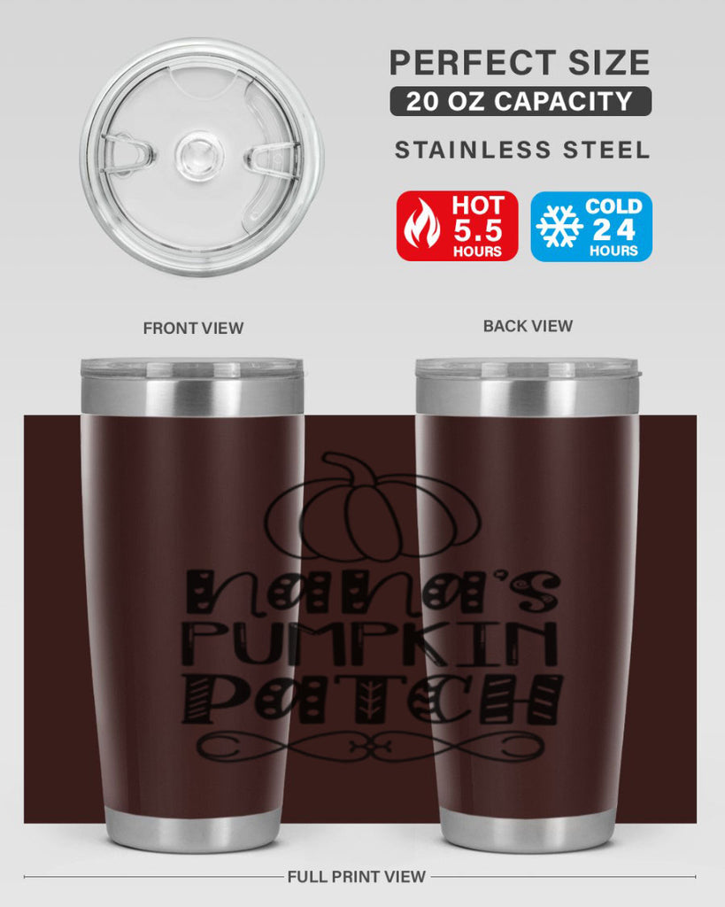 Nana s Pumpkin Patch 439#- fall- Tumbler