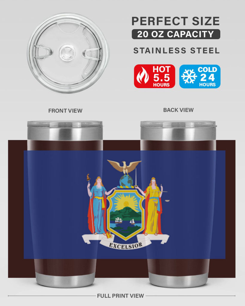 New York 20#- Us Flags- Tumbler