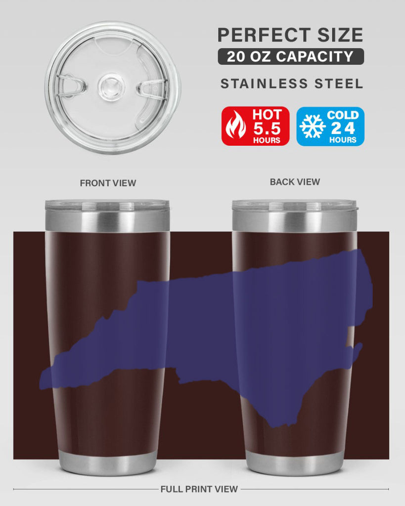 North Carolina 18#- stateflags- Tumbler