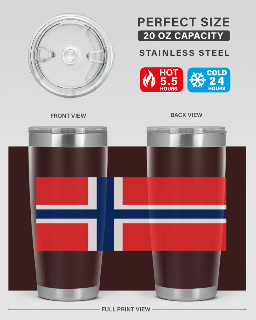 Norway 68#- world flags- Tumbler