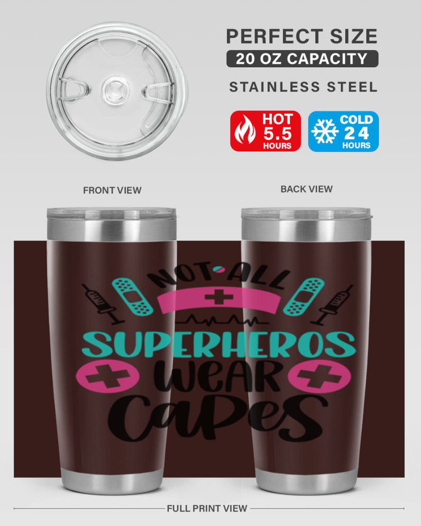 Not All Superheros Style Style 123#- nurse- tumbler