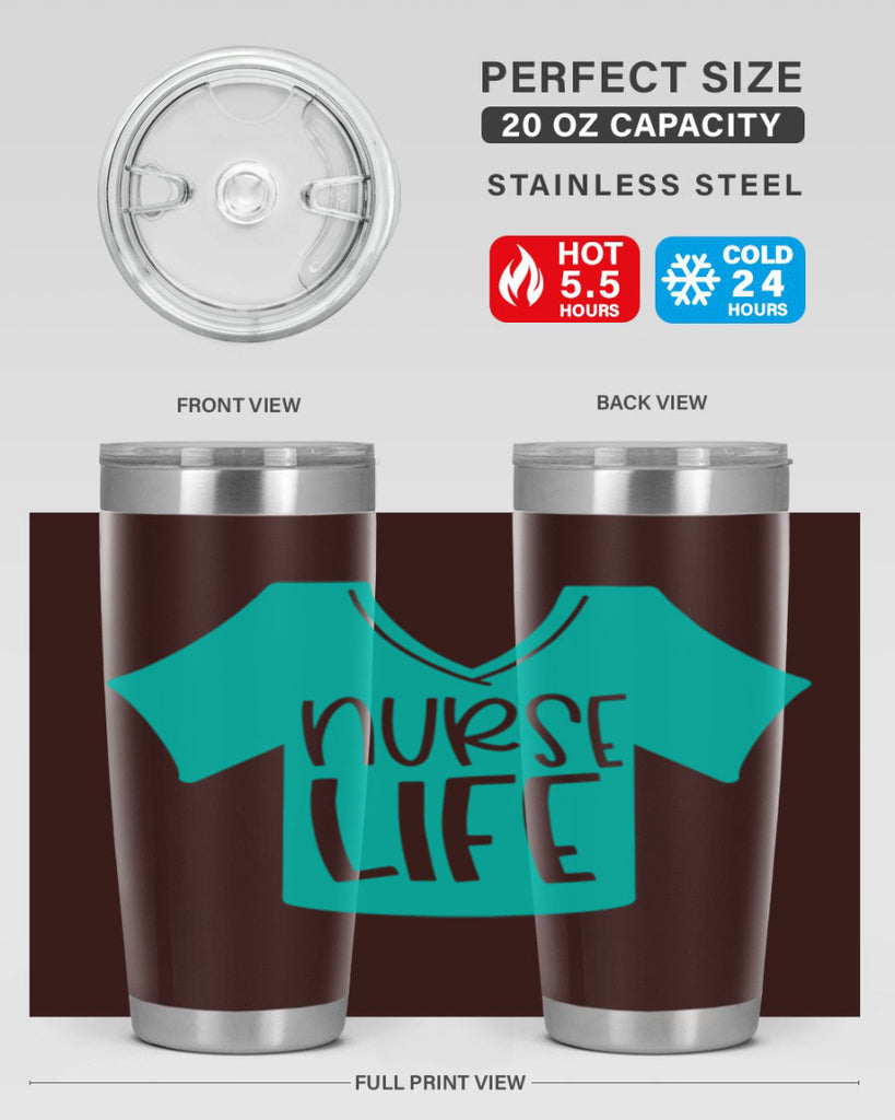 Nurse Life Style Style 105#- nurse- tumbler