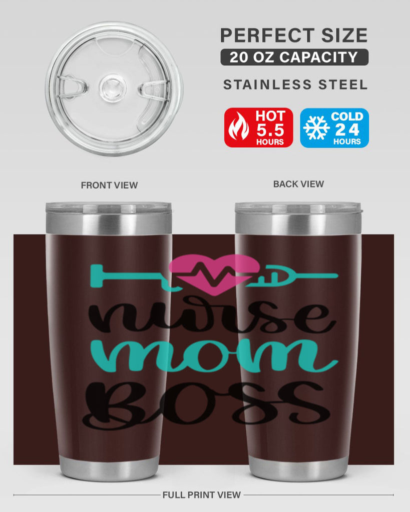 Nurse Mom Boss Style Style 101#- nurse- tumbler