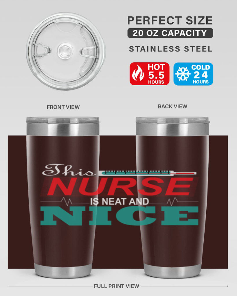 Nurse NiceTransperntPNG Style 403#- nurse- tumbler