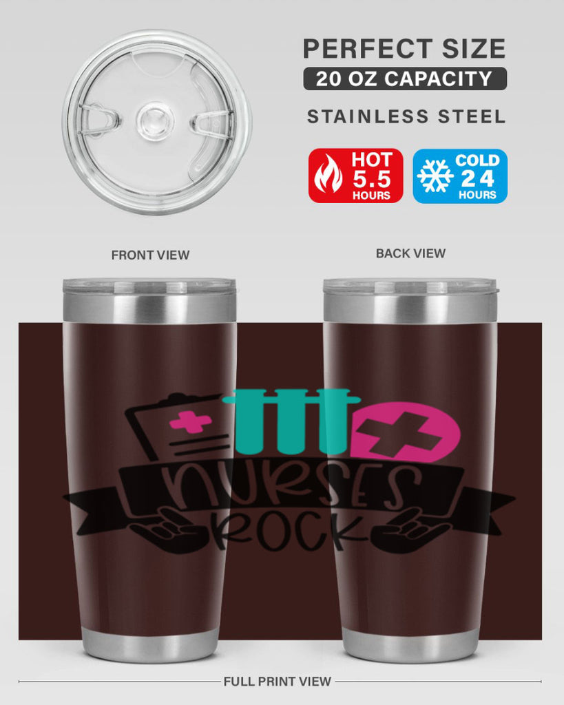 Nurses Rock Style Style 78#- nurse- tumbler