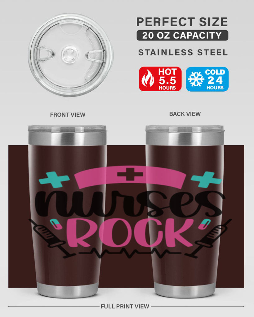 Nurses Rock Style Style 79#- nurse- tumbler