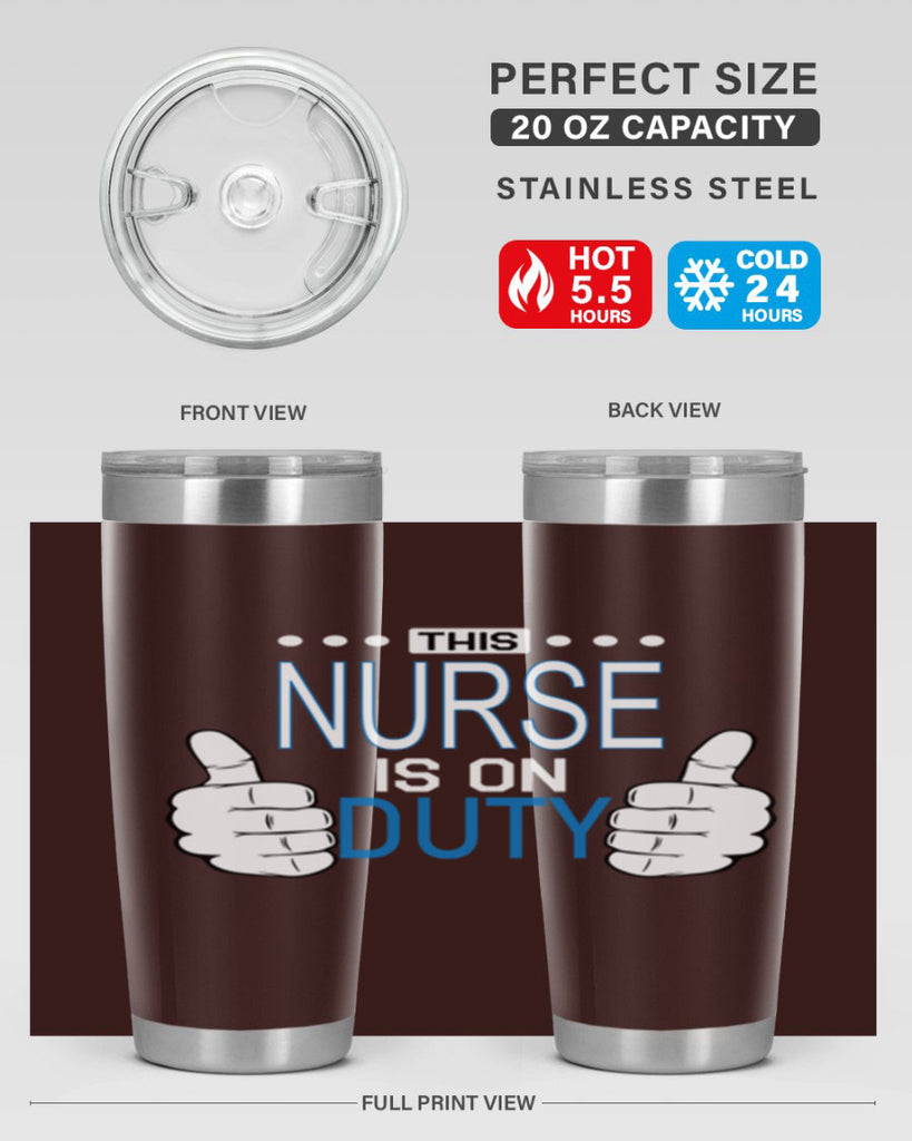 NursetransperntPNG Style 400#- nurse- tumbler
