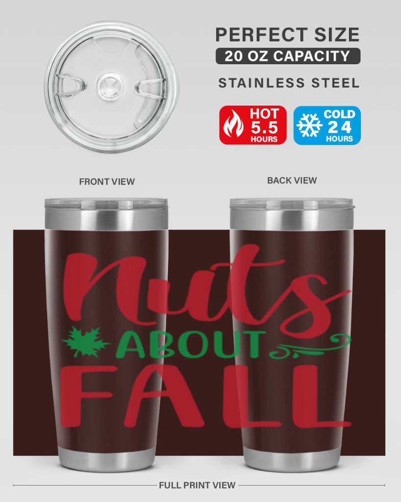 Nuts About Fall 443#- fall- Tumbler