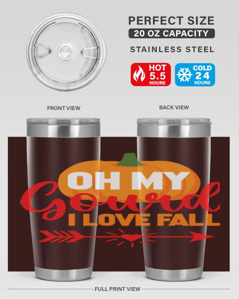 OhMyGourdILove 459#- fall- Tumbler