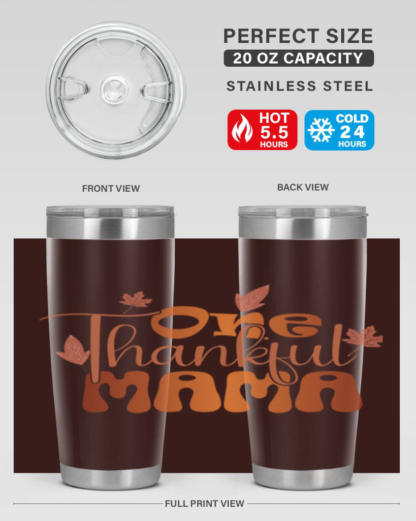 One Thankful Mama 465#- fall- Tumbler