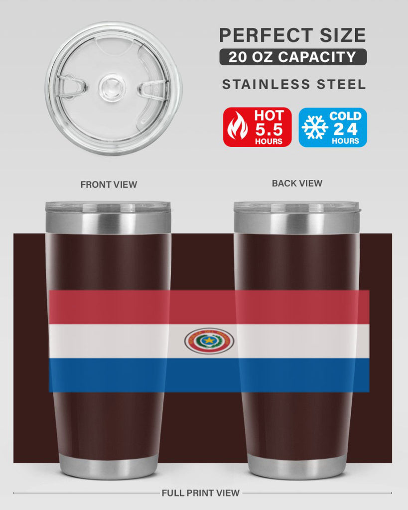 Paraguay 61#- world flags- Tumbler