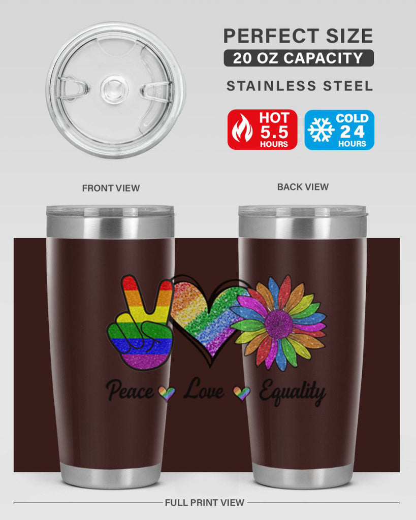 Peace Love Equality Lgbt Pride Design 40#- lgbt- Tumbler