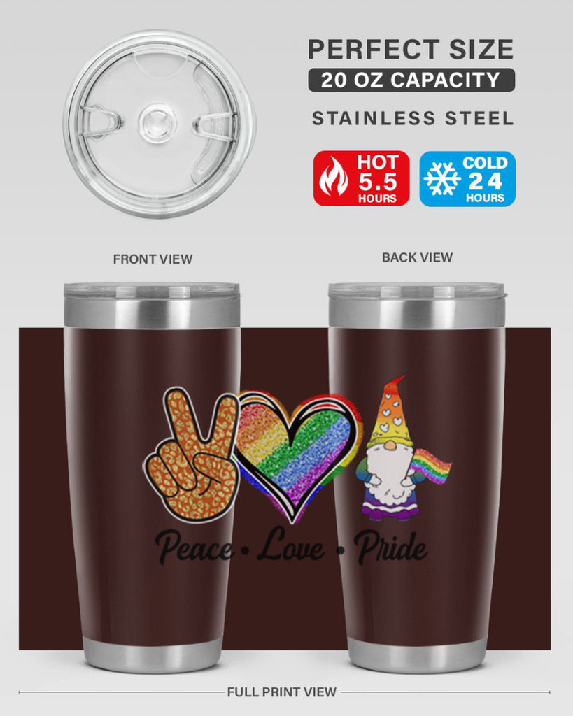 Peace Love Gnome Lgbt Flag  54#- lgbt- Tumbler