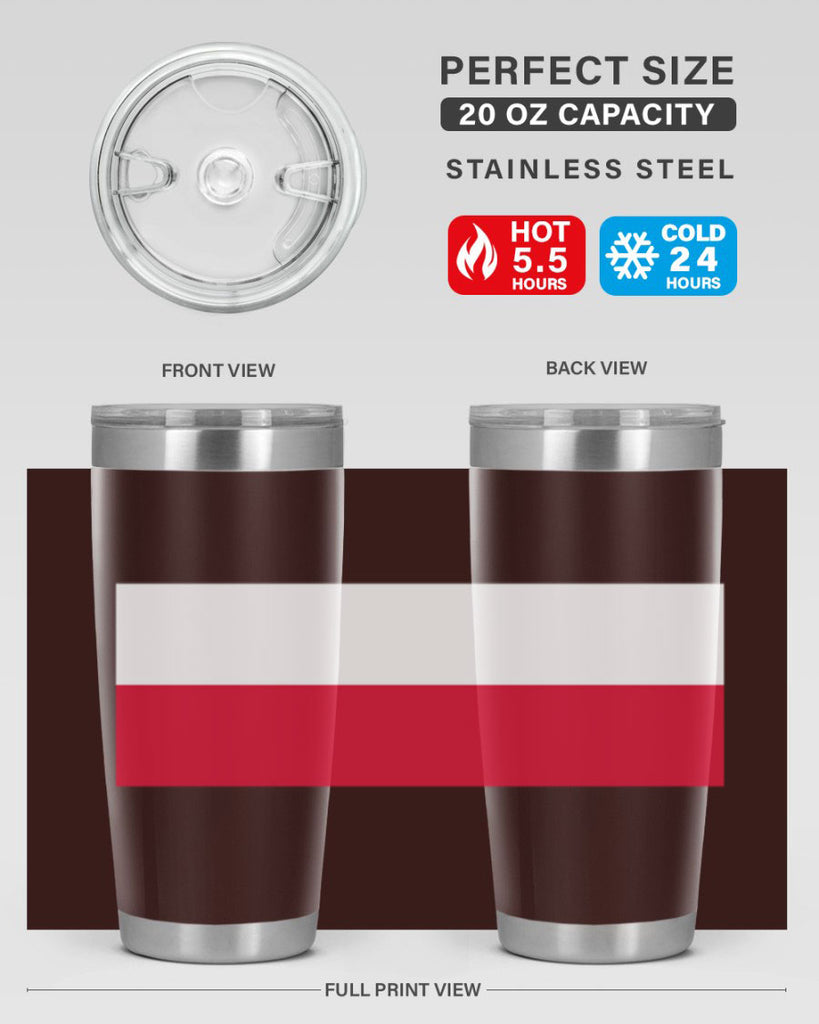 Poland 58#- world flags- Tumbler