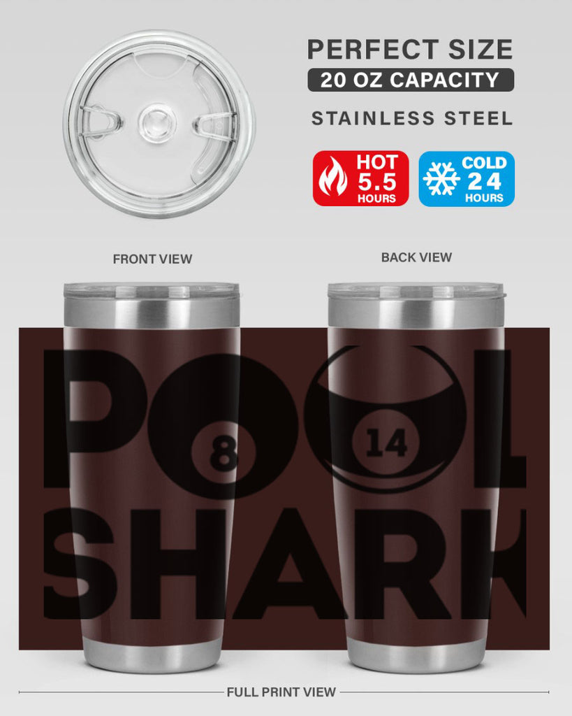 Pool shark 566#- billards- Tumbler