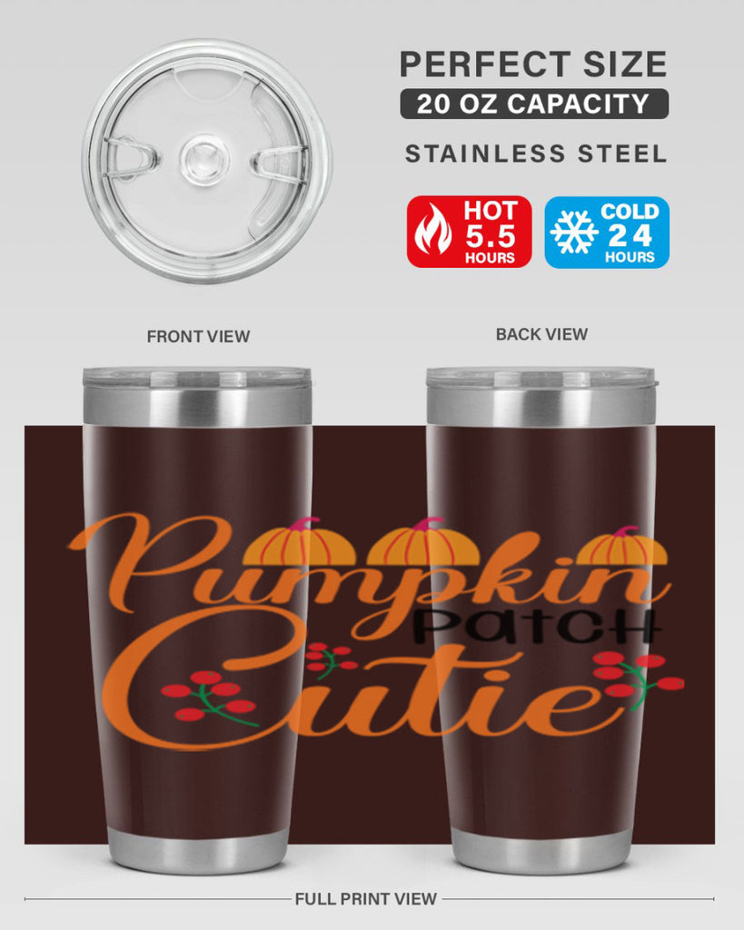 Pumpkin Patch Cutie 529#- fall- Tumbler
