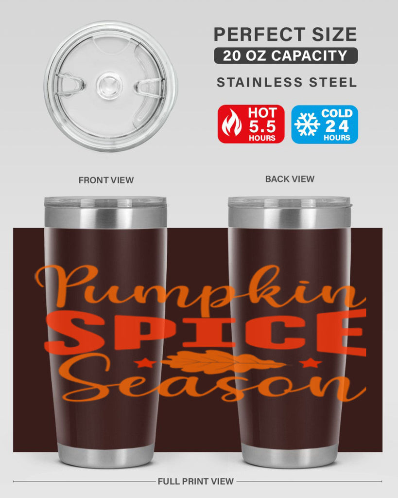 Pumpkin Spice Season Design 557#- fall- Tumbler
