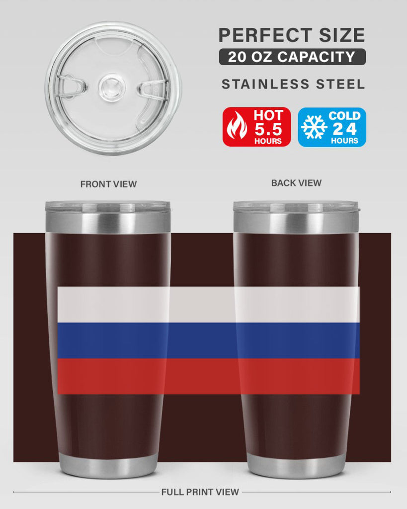 Russia 54#- world flags- Tumbler