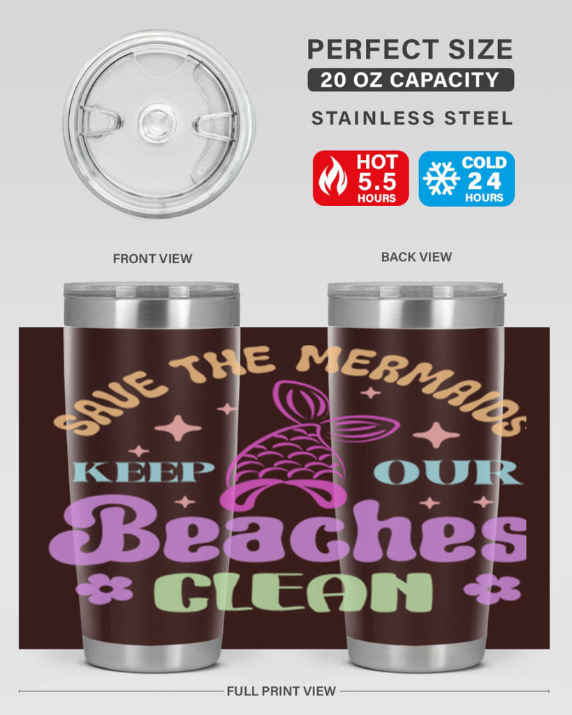 Save The Mermaids Keep Our 577#- mermaid- Tumbler