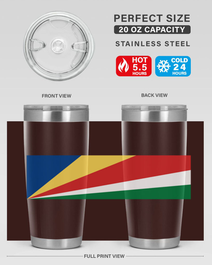 Seychelles 43#- world flags- Tumbler