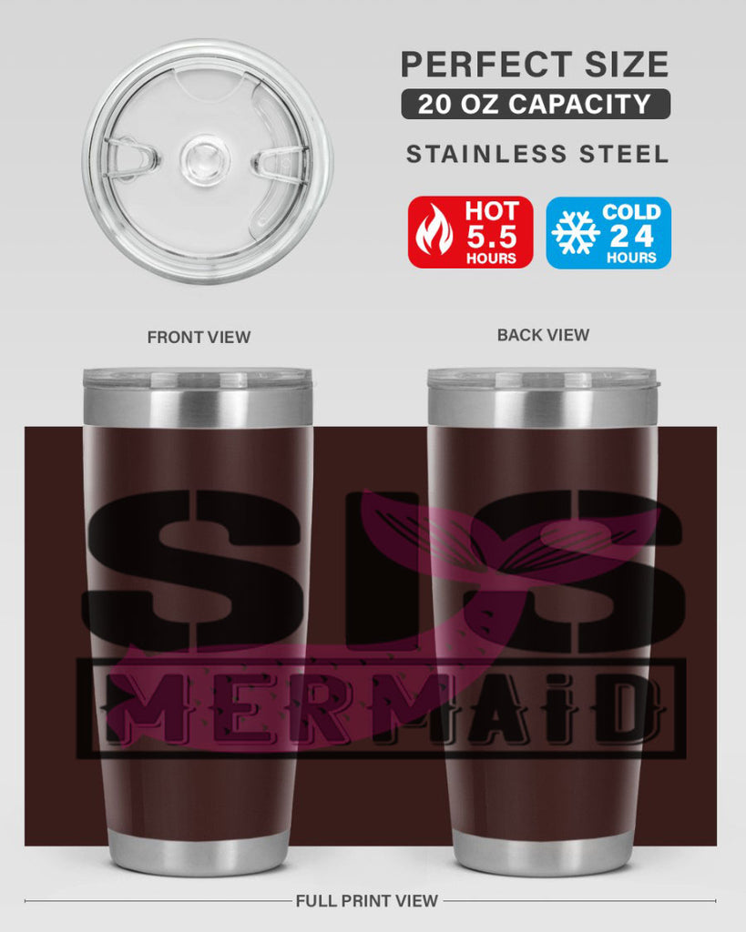 Sis mermaid 599#- mermaid- Tumbler