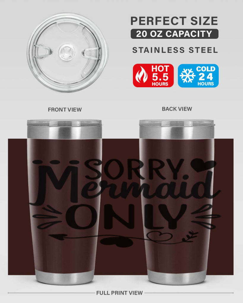 Sorry mermaid only 612#- mermaid- Tumbler