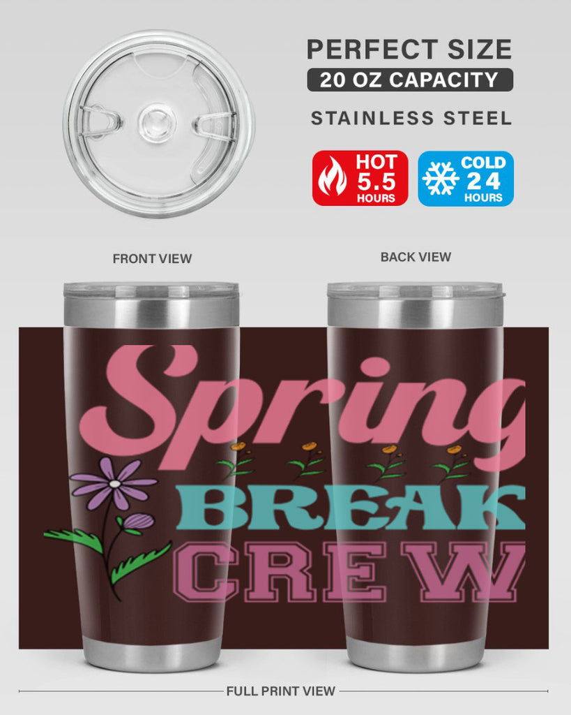 Spring Break Crew  484#- spring- Tumbler