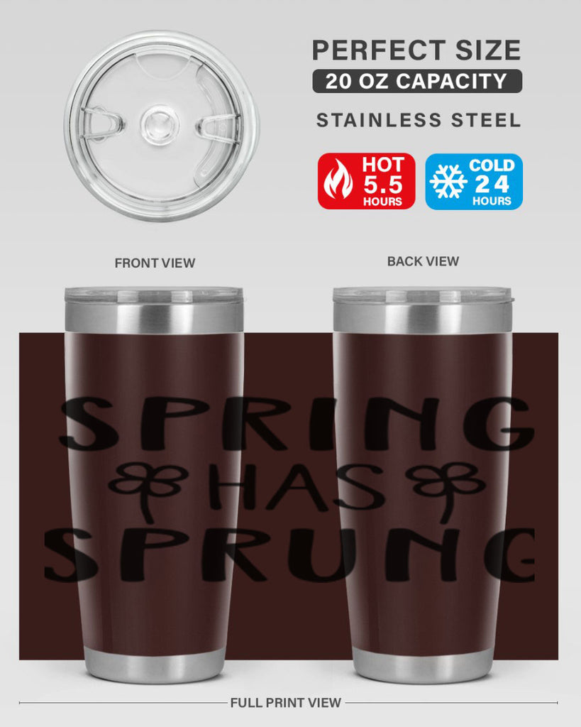 Spring has sprung design  490#- spring- Tumbler