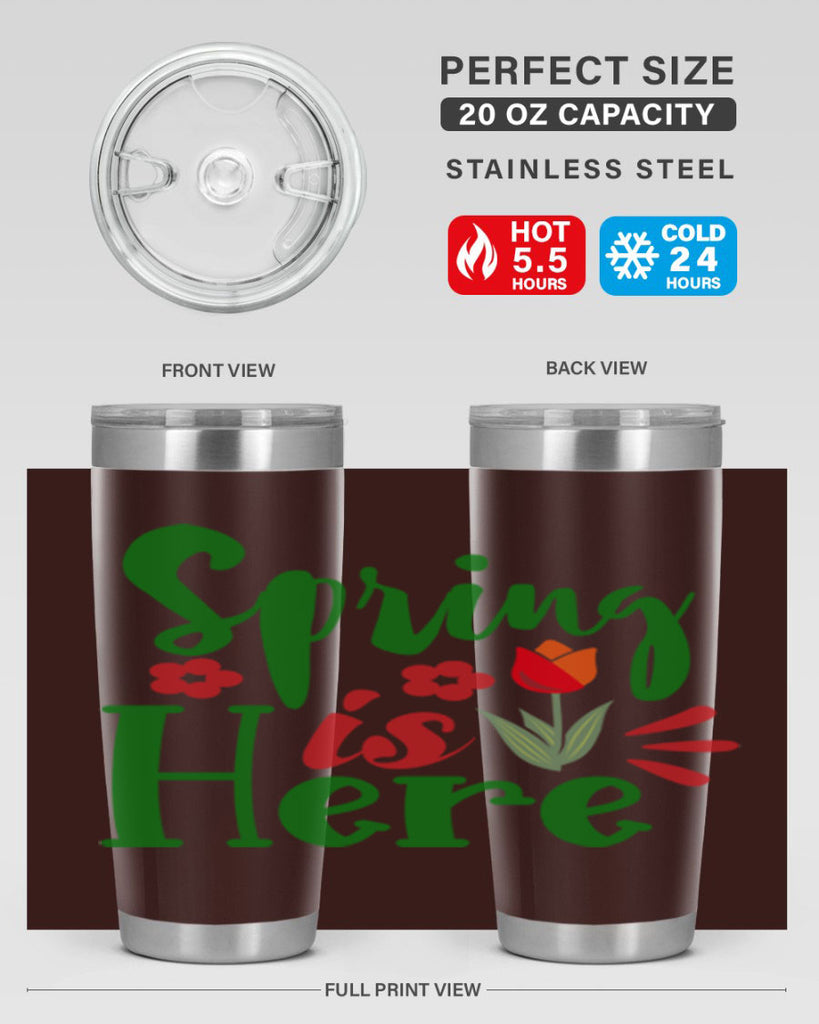 Spring is Here 497#- spring- Tumbler
