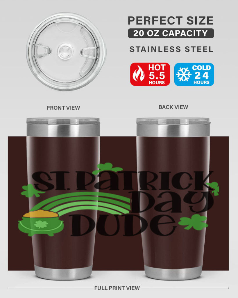 St Patrick Day Dude Style 29#- St Patricks Day- Tumbler