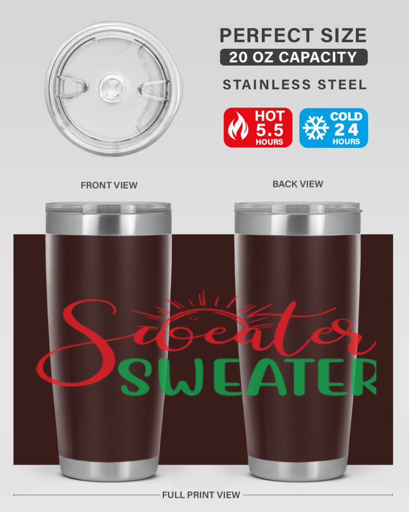 Sweater Weather 583#- fall- Tumbler